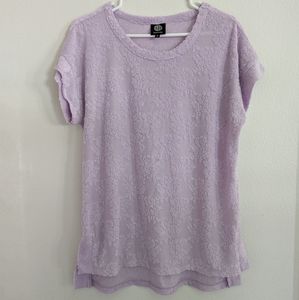 🇺🇸 Bobeau Lavender High-low Top Size Large Cap Sleeves